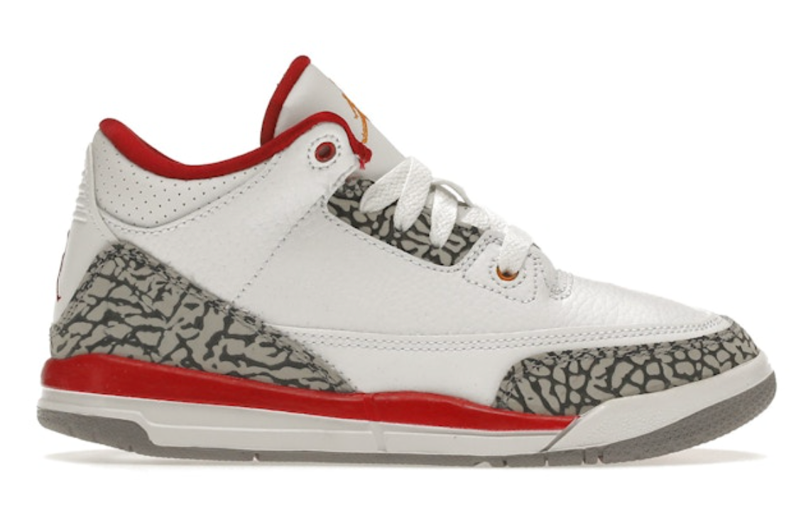 Jordan 3 Retro Cardinal (PS)